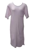Short Sleeve Lavender Cotton Nightgown Plus Size 2X