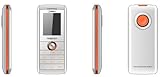 NGM Premier Handy (Ohne Branding, 4,3 cm (1,7 Zoll) Display, Dual-SIM, MP3-Player, MicroSD, FM-Radio) weiß/orange