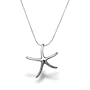 Sterling Silver Starfish Necklace