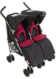 2005 Maclaren Twin Traveller Pattern: Carbon/Crimson