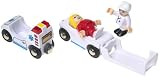 Le Toy Van BRIO 33541 Wooden Railway System: Light & Sound Ambulance