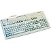 Cherry G81-8000 LPDDE-0 Tastatur PS/2 105 Tasten MS W95 D + Barcode Decoder Hellgrau