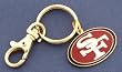 San Francisco 49ers Key Chain with clip Keychain NFL