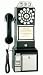 Crosley 1950's Classic Pay Phone, Black - Model CR56BK Telephones