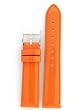 Watch Band Patent Leather Orange Ladies Built In Spring Bars Watch Band Patent Leather Orange Ladies Built In Spring Bars