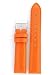 Watch Band Patent Leather Orange Ladies Built In Spring Bars