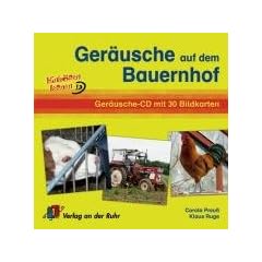 Ger�usche auf dem Bauernhof. CD: Ger�usche-CD mit Bildkarten