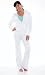 SET: Kalon Clothing Womens French Terry Hooded Lounge Jacket and Matching Pants
