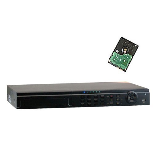 GW Security 16 Channels 960H / AHD 720P Hybrid DVR CCTV with Mobile Motion Detection 16CH H.264 Digital Video Recorder Camera System For Analog and AHD Security Camera (Pre-installed 4TB HDD)