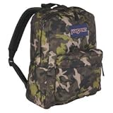 JanSport SuperBreak Classic Backpack - Anarchy Green Classic Camo