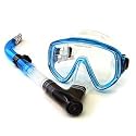 Aquavision Mask and Aqua Snorkel Set - Translucent Yellow