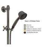 Alsons 5-SPRAY MASSAGE VICTORIAN HAND SHR, 29 VICTORIAN ADJ WALL BAR AND 69 HOSE 1508T3110BX