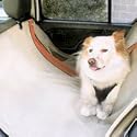 Kurgo Wander Hammock Seat Cover, Khaki with Orange
