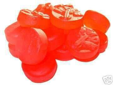 Red Raspberry Dollars, 16 Oz. by Raspberry Candy