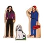 Brenda Blue, Brenda's Mother and King Dog Figurines