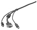 Electronics : Belkin F3X1105-06 OmniView 6' All-In-One PS/2 KVM Cable Kit Pro Series