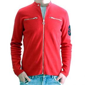 Evisu "Racing" knitted jacket