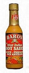 Baron West Indian Hot Sauce 5oz