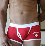 Andrew Christian Lifeguard Boxer-Brief for Men - Red