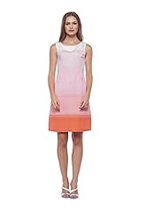 Crepe/Polyester/Silk Striped Print Full Length  Dress