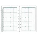 Planner Refill with Tabs, Two Pages Per Month, 5-1/2 x 8-1/2