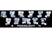 Houston Oilers/Tennessee Titans Football 5 x 15 Uniform History Plaque