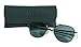 Humvee Pilot Sunglasses, Grey Polarized Lens, Black Frame