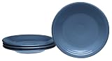Fiesta Cobalt 464 7-1/4-Inch Salad Plates, Set of 4