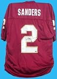 Deion Sanders Hand Signed FSU Jersey