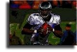 Completely Handpainted American Football Sport Painting, Custom Order FL4059, Oil on Canvas, with Option to Paint Jerry, Brett & Co. from Any Other Favorite Photograph or Picture, Unframed, Size 11" x 17" inch