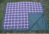 Green Plaid Throw About Blanket