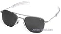 AO Flight Gear Original Pilot Sunglasses 52mm, Silver Models: Original Pilot, 52mm, Silver, Bayonet, True Color Model 30042