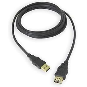 SIIG, INC. PREMIUM QUALITY HI-SPEED USB 2.0 TYPE A TO TYPE A CABLE EXTENDER, 2 METERS,, GOL