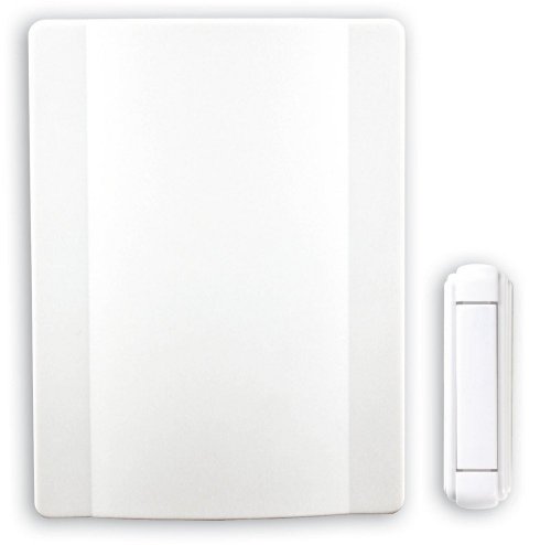 Heath Zenith SL-6505-00 Traditional Décor Series Wireless Mechanical Chime, White