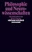Philosophie und Neurowissenschaften