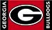 NCAA Georgia Bulldogs Car Flag G Logo with Free Wall Brackett