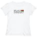 T-Shirt Woman White Elegant Flag 