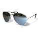 UB Silver Frame & Mirrored Lens Aviator Sunglasses