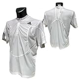 Adidas Competition Theme Clima365 Tennis Polo Shirt (Size: Small) (Colour: White / Black )
