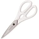 Utility Shear with Bottle Opener, White Handle
