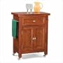 Home Styles Hanover Small Kitchen Cart in Cherry