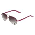 Camp Rock Metal Aviator Sunglasses - Pink