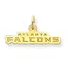 14K Atlanta Falcons Large Name Charm