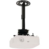 Peerless PRS Series PRS-EXC 19.1-Inch to 32.9-Inch Adjustable Projector Ceiling Mount Kit (Black)