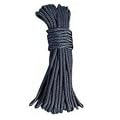 7mm Purlon Rope 15m Black 50ft