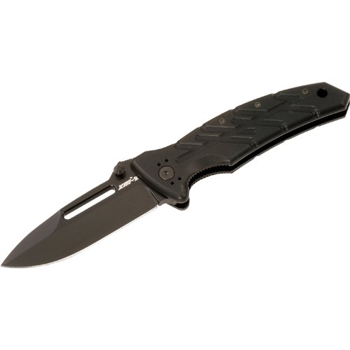 Ontario 8766 XM-2T Plain Edge Folder, Black On Sale