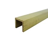 泰豊 真鍮チャンネル 1．2mm×9mm×9mm×5．9mm×1m