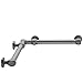 Jaclo G70-12-24-IC-EB - G70 12" x 24" Inside Corner Grab Bar
