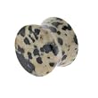 9/16 Inches Gauge Jasper Delmation Natural Stone Double Flare Plug