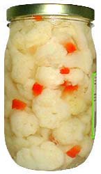 Jake & Amos Hot Pickled Sweet Cauliflower, 16 Ounce - 3 Pack